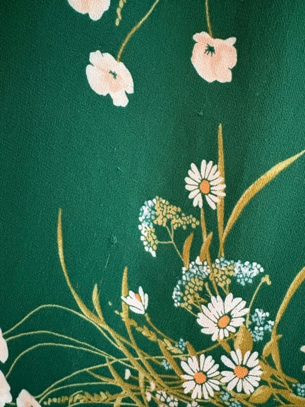 Reformation Green Floral Midi Slip Dress - Picture 7 of 8